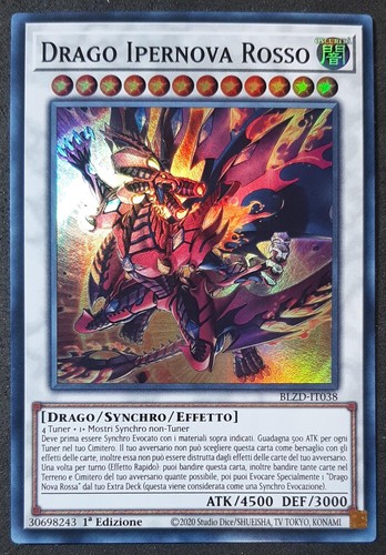 Drago ipernova rosso - drago, super