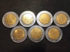 Italia 7 monete da - italia,