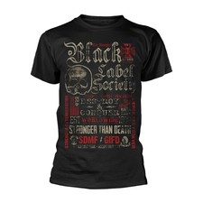 T-shirt nera Black Label