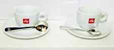 2 Tazze, Tazzine, illy Caffè Espresso  + 2 Cucchiaini  Cups idea regalo