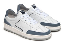NERO GIARDINI E400230U 203 SNEAKERS SCARPE UOMO LACCI STRINGHE PELLE AVIO BIANCO