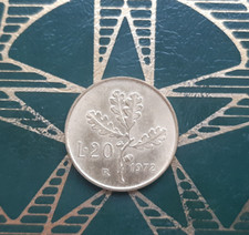 ($)  20 Lire 1972 (Ramo di