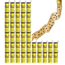 60 Pezzi Trappole per Mosche, 40X Cattura Mosche Ed 20X Acchiappa Moscerini Gial