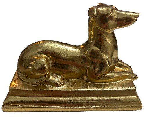 Statua cane scaffale - statua, da