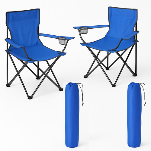 2pz sedia campeggio portatile - campeggio,