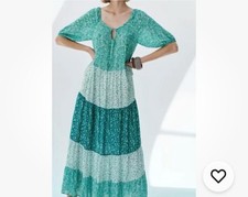 Maxi abito Zara verde acqua