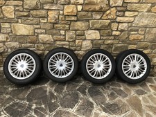 Set Completo di 4 gomme estive con cerchi e copri cerchi misura 195 55 r15