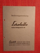 Echolette E 51 Echo Hall