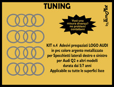 adesivi audi logo per