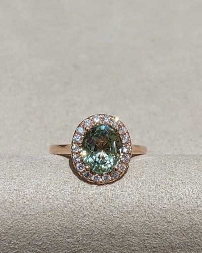 Anello tondo taglio brillante