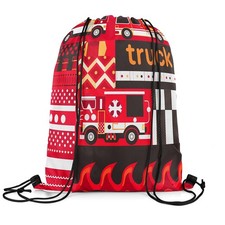 Fire Truck Gym String Bag
