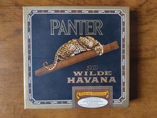 Scatola Vintage vuota di sigari Panter Wilde Havana, Decorativa e da Collezione