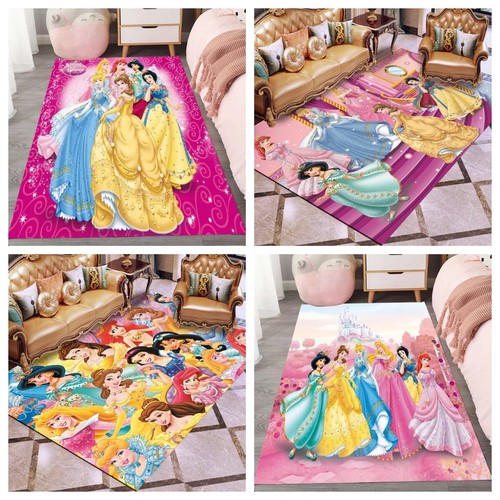 Tappeto principesse disney - principesse, 3d