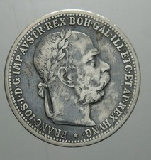 IMPERO AUSTRO UNGARICO FRANCESCO GIUSEPPE 1 CORONA 1900 IN ARGENTO 835