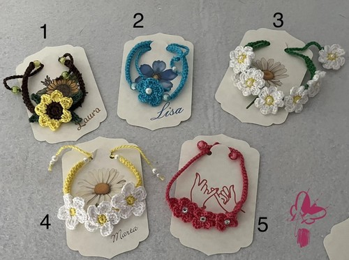 Braccialetti all uncinetto - braccialetti, all’uncinetto