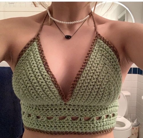 Top cotone fatto mano - cotone,