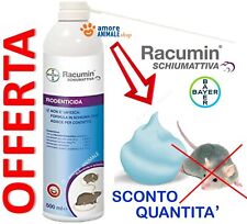 Bayer RACUMIN Schiuma Attiva → 500 ml - USO PROFESSIONALE contro Topi e Ratti