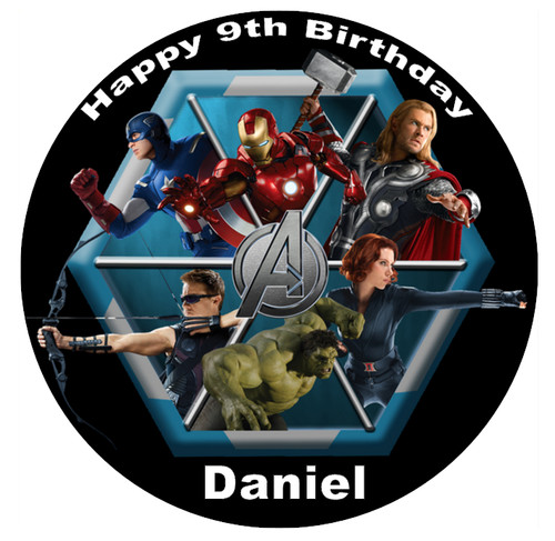 Marvel avengers cake topper - avengers,