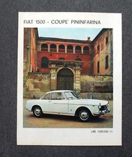 G975 - Advertising Pubblicità - 1963 - PININFARINA FIAT 1500 COUPE'