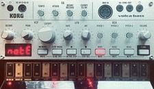 Basso Korg Volca, usato, con scatola Inc. Istruzioni Comandi Personalizzati, Sintetizzatore, Analogico