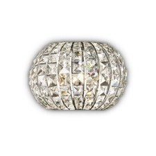 SCONTATISSIMA Applique da parete in Vetro con cristalli 2 Luci Calypso Ideal Lux