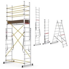 Svelt Target+ Trabattello trasformabile in 2 Scale Professionali fino a 4,50 m