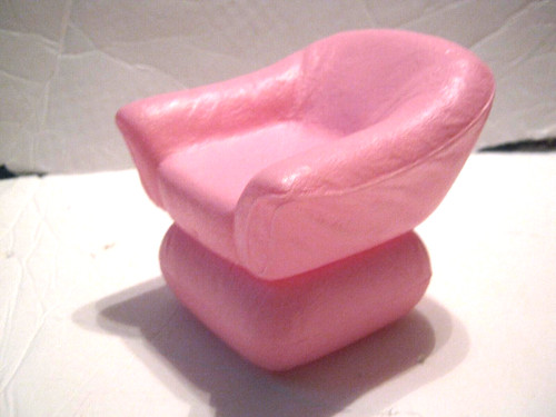 Sedia plastica rosa - sedia, in
