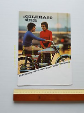 Gilera 50 7HP Touring- 50 5V Touring - 4V  Super- 50 RS 1975 depliant originale