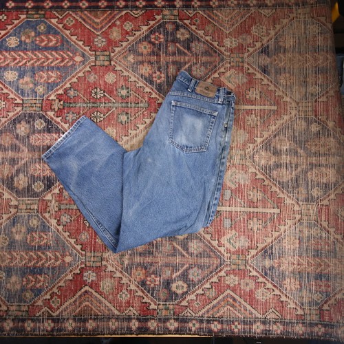 Jeans denim blu wrangler - denim,