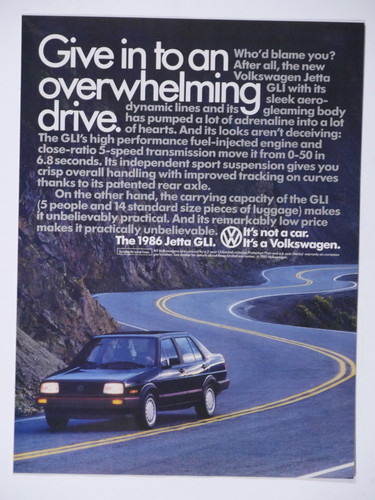 Pubblicità volkswagen jetta - volkswagen,