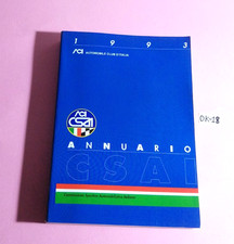 ANNUARIO SPORTIVO AUTOMOBILISTICO "CSAI" 1993 -"ACI" AUTOMOBILE CLUB D'ITALIA