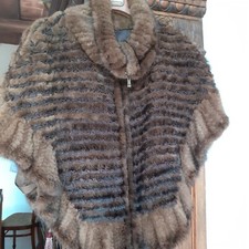 MANTELLINA IN VISONE, inserite foto con misure e nuovi particolari