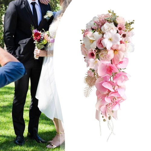 Bouquet sposa cascata - da, con
