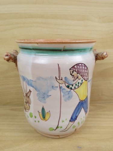 Vaso porta mestoli ceramica - vaso,