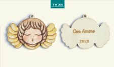 THUN TESTA D'ANGELO ? pendente chiudipacco legno Conad solidale da collezione!
