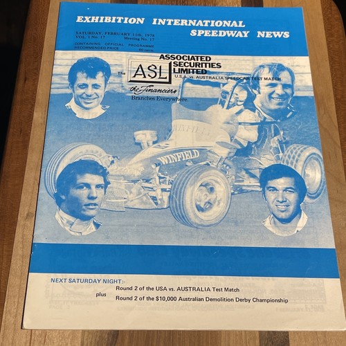 Programma australian speedcar - programma,