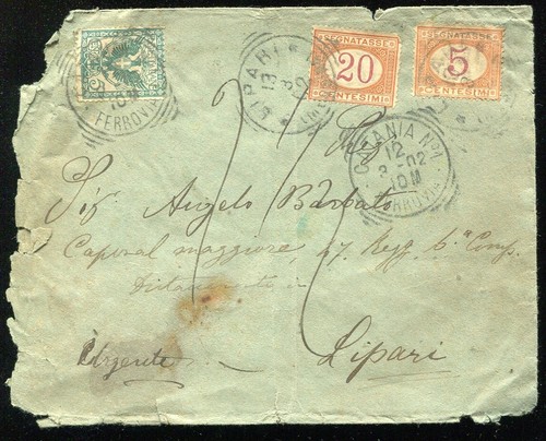 Italy regno 1902 busta - regno,