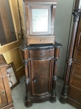 Comodino E Cassettiera Anno 1º 900 Molto Bello Con Chiave Originale