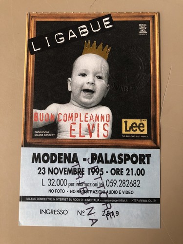 Ligabue biglietto concerto - biglietto,