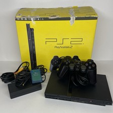 PS2 Slim Console BOXATA Completa: Controller ORIGINALE + Cavi Sony PlayStation 2