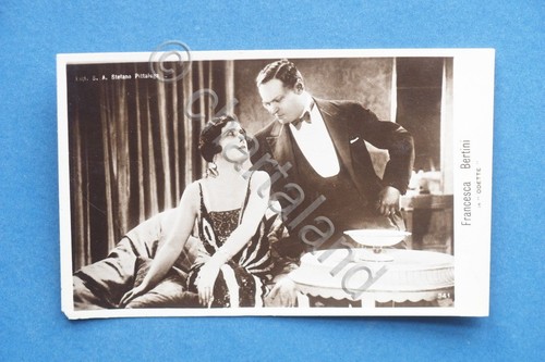 Cartolina cinema muto attrice - muto,