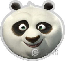 KUNG FU PANDA 15 anni di impressionante 2 oz moneta argento 5$ Niue 2023