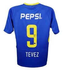 Carlos Tevez Signed Boca