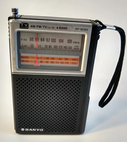 Sanyo 8055 radio transistor - sanyo, rp-8055