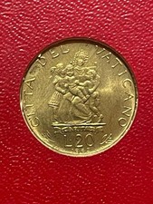Moneta VATICANO 20 Lire 1962