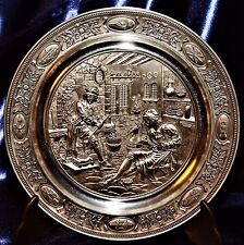 PIATTO DECORATIVO PELTRO D21CM SKS COLLEZIONE LAVORI TRADIZIONALI (149.3)