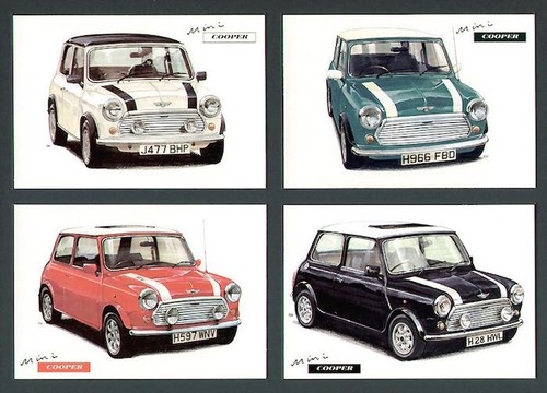 Mini cooper set of 4 - cooper,