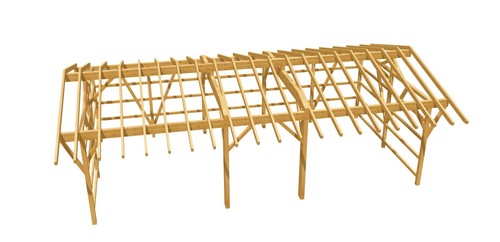 Carport per macchine agricole