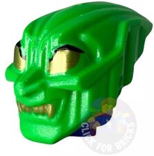 LEGO Spider Man Minifigure Goblin Verde CASCO Spd006 4851 4852 x225pb01 Originale