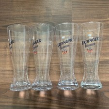 4 bicchieri birra 0,5l, 4 Biergläser 0,5l Erdinger
